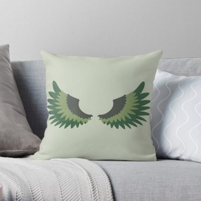 Philza Wings Throw Pillow Official Philza Merch