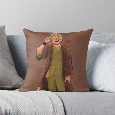 Happy Philza Throw Pillow Official Philza Merch