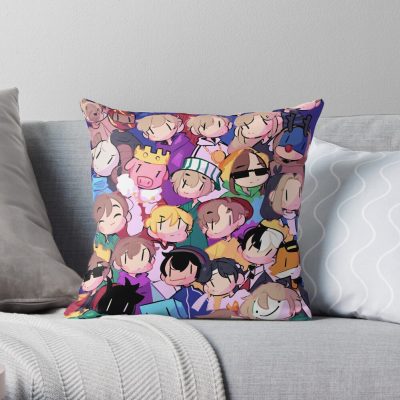 The Dream Smp Throw Pillow Official Philza Merch