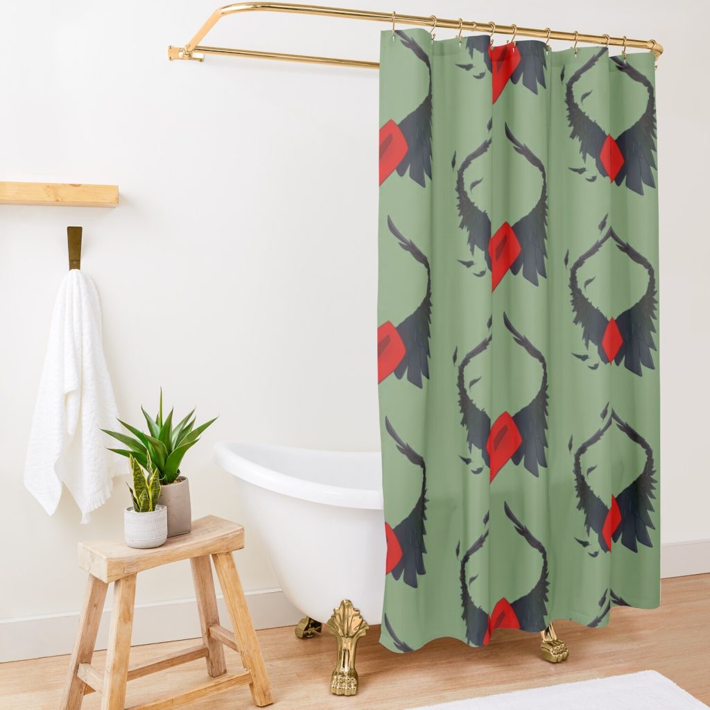 Philza Crest Design Shower Curtain Official Philza Merch