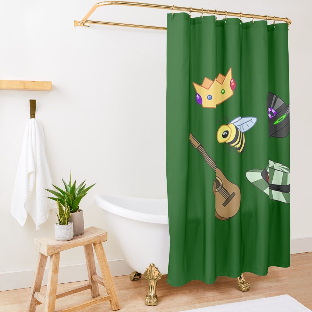 Philza Philza Gaming Shower Curtain Official Philza Merch