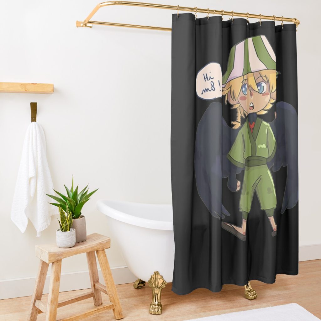 Philza Minecraft Shower Curtain Official Philza Merch